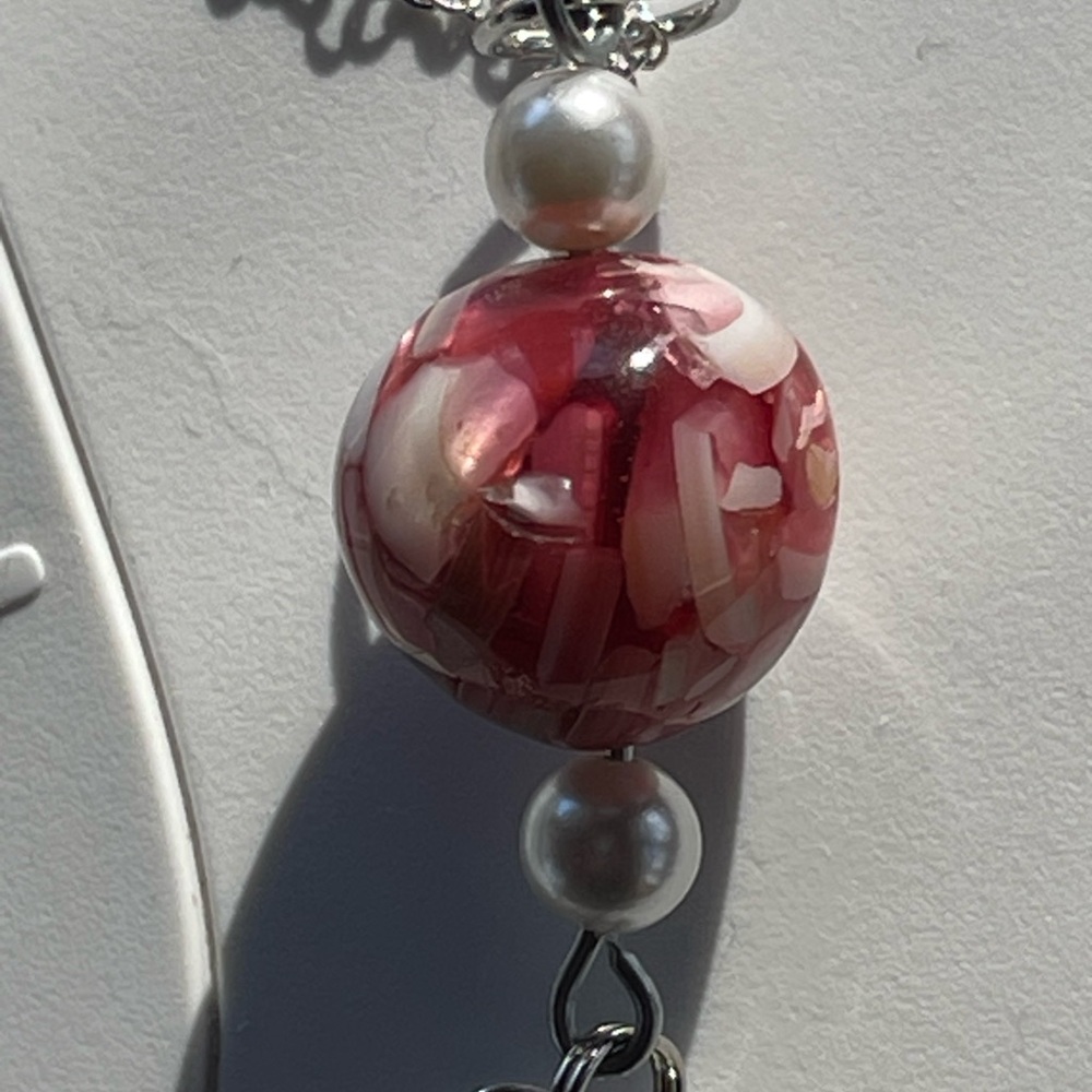 925 silver necklace w/tassel pendant - Picture 9 of 10